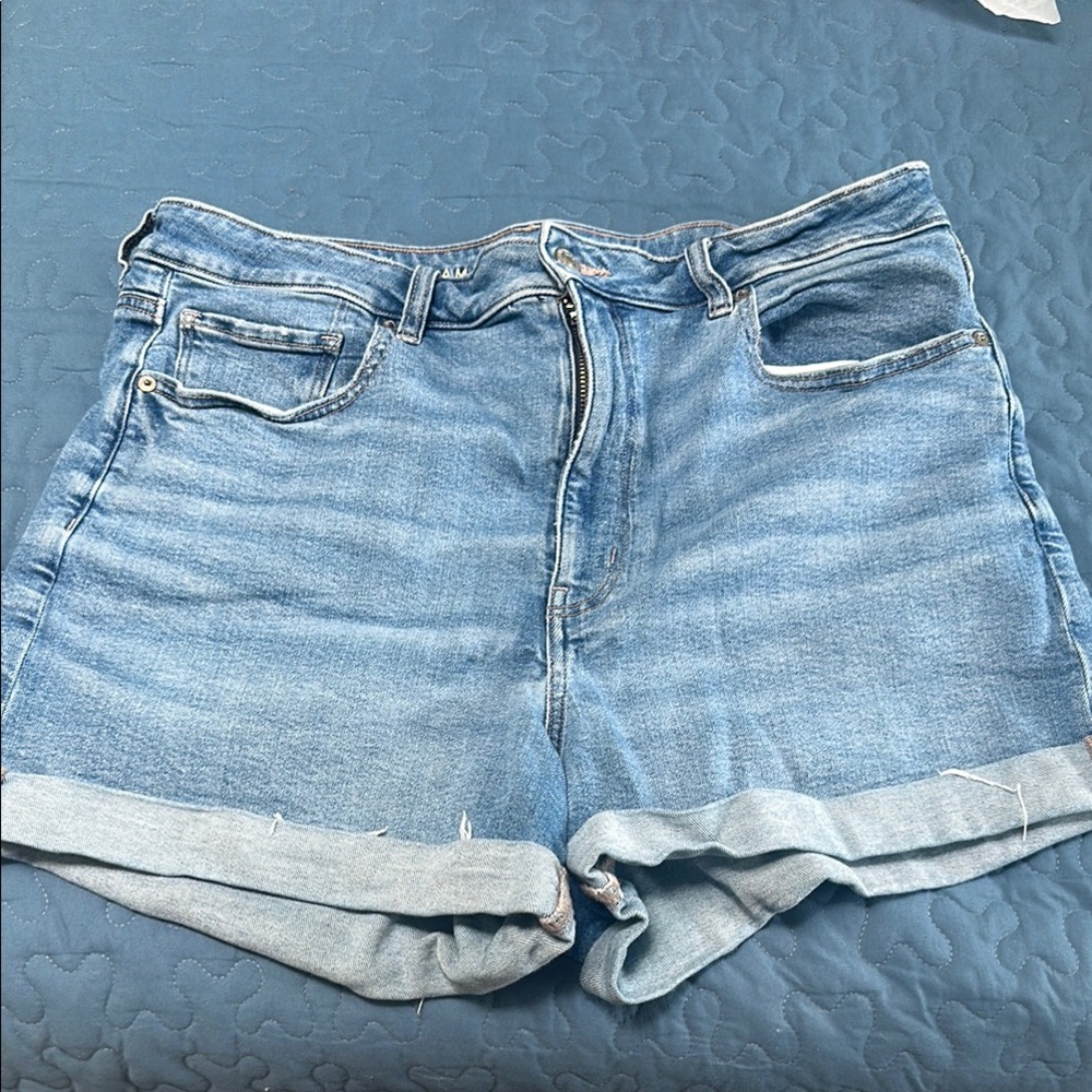 American Eagle Denim Blue Women's Shorts
